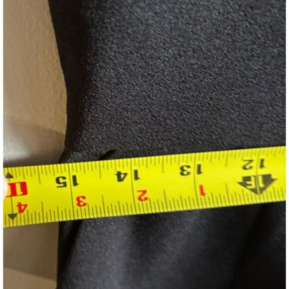 Tahari Women Off Shoulder Strap Back Zip Wide Leg Jump Suit Black Size 8 - Picture 4 of 16